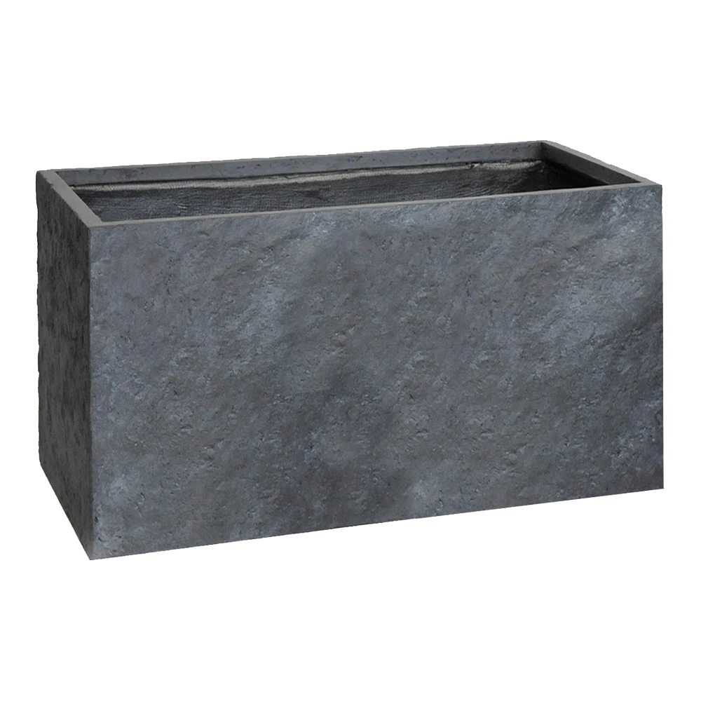 Plantenbak Arizona Biguhi - L110 X B40 X H55cm - Donkergrijs 1 Plantenbak Arizona Biguhi - L110 X B40 X H55cm - Donkergrijs