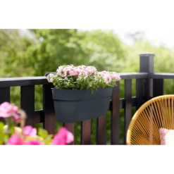 Elho Balkonbak Vibia Campana Easy Hanger Large - Antraciet -Groene Tuin Verkoop balkonbak vibia campana easy hanger large antraciet balkonbak antraciet 5 1