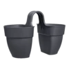 Elho Balkonbak Vibia Campana Twin 21cm - Antraciet