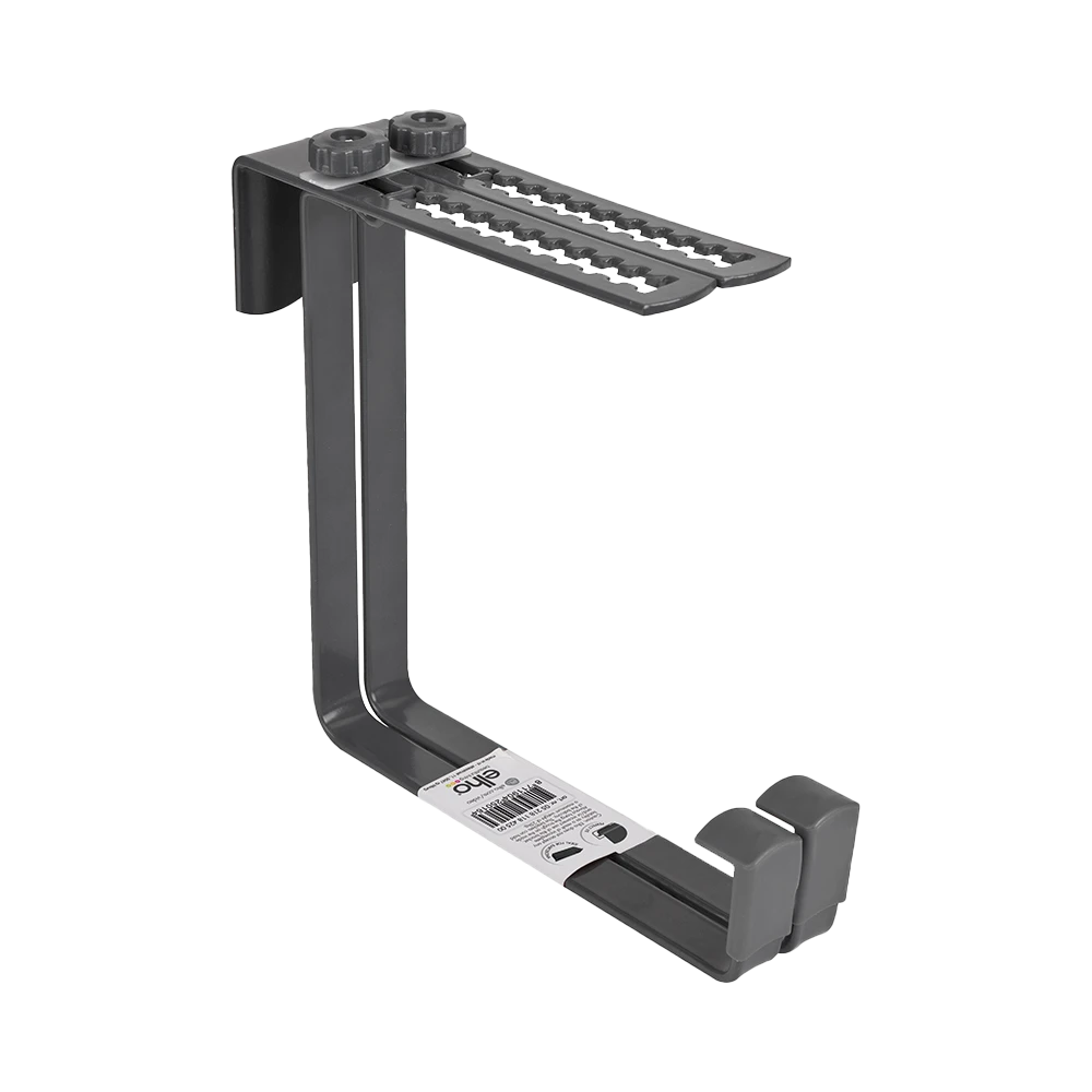 Balkonhaak Elho Barcelona Metaal - Antraciet 2 Balkonhaak Elho Barcelona Metaal - Antraciet - Afbeelding 2