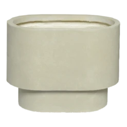 Bloempot Alexis Ovaal - L42 X B27 X H31cm - Beige