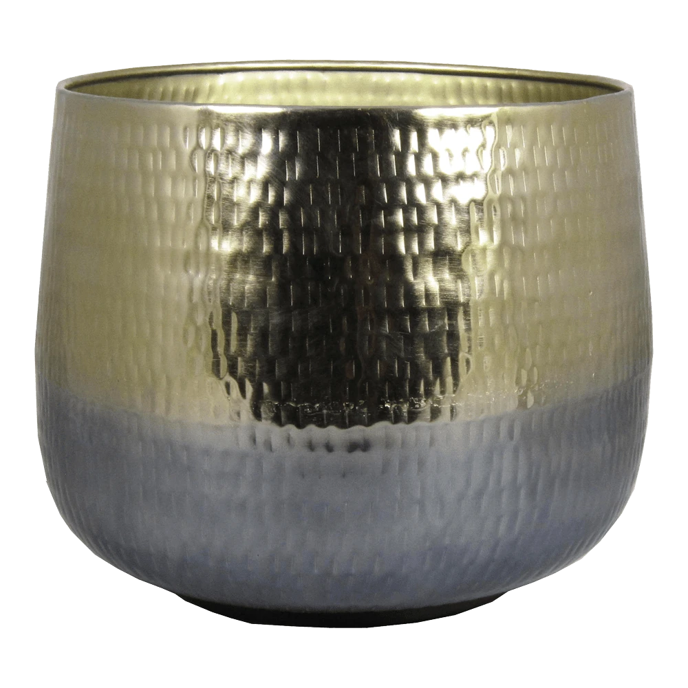 Bloempot Athene - D21 X H16cm - Goud 1 Bloempot Athene - D21 X H16cm - Goud