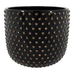 Bloempot Bolino - D21 X H17cm - Shiny Black