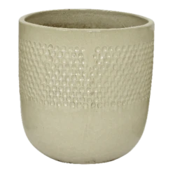 Bloempot Collin - D38 X H40cm - Creme