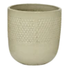 Bloempot Collin - D48 X H50cm - Creme