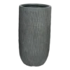 Bloempot James Hoog - D43 X H78cm - Grijs