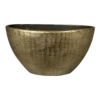 Bloempot Kos Ovaal - L30 X B13 X H17cm - Goud