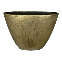 Bloempot Kos Ovaal - L39 X B20 X H31cm - Goud