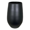 Bloempot Petra Hoog - D27 X H45cm - Mat Zwart