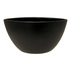 Bloempot Petra Ovaal - L32 X B17 X H17cm - Mat Zwart