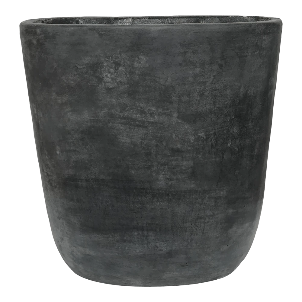 Bloempot Shanon Ovaal - L38 X B16 X H38cm - Load Grey