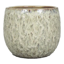 Bloempot Sierra - D19 X H17,5cm - Creme