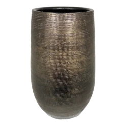 Bloempot Tokio Hoog - D19 X H30cm - Goud