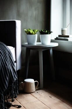 Bloempot Elho Brussels Diamond Rond 22cm - Wit -Groene Tuin Verkoop brussels diamond rond 22cm bloempot wit 7 20