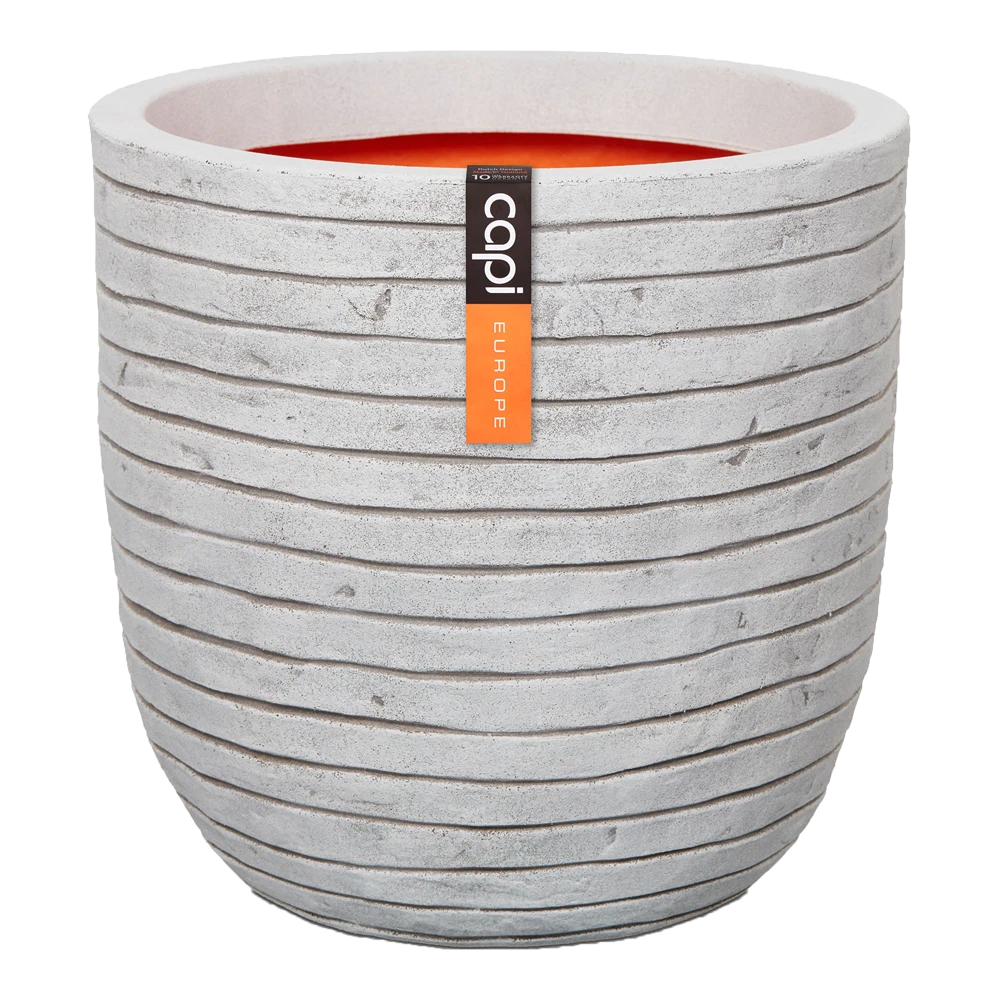 Capi Bloempot Bol Nature Row NL - D54 X H52cm - Ivoor