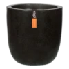 Capi Bloempot Bol Lux Terrazo - D28 X H26cm - Zwart