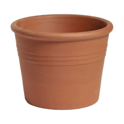 Bloempot Cillindro Bordato - D33 X H25cm - Oranje