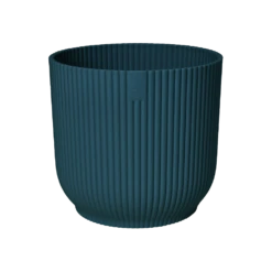 Bloempot Elho Vibes Fold Rond - D22 X H20cm - Diepblauw