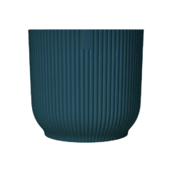 Bloempot Elho Vibes Fold Rond - D22 X H20cm - Diepblauw -Groene Tuin Verkoop elho vibes fold rond 22 blauw d22 h20cm bloempot diepblauw 5 8
