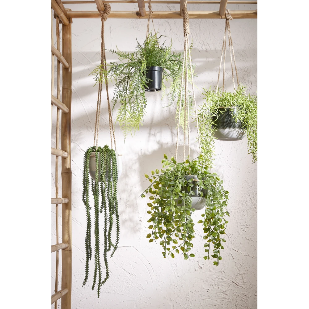 Hangpot Resa - D13,5 X H11,5cm - Donkergrijs - Afbeelding 3