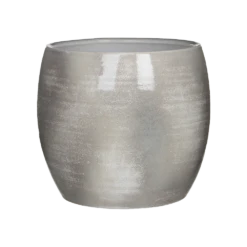 Bloempot Lester - D28 X H26cm - Lichtgrijs