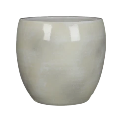Bloempot Lester - D33 X H31cm - Lichtgrijs