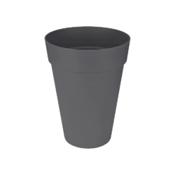 Bloempot Elho Loft Urban Rond Hoog 35cm - Antraciet