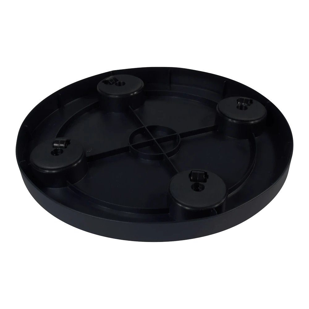 Plantentrolley Rond Kunststof 39cm - Antraciet - Max. 40kg - Nature 2 Plantentrolley Rond Kunststof 39cm - Antraciet - Max. 40kg - Nature - Afbeelding 2