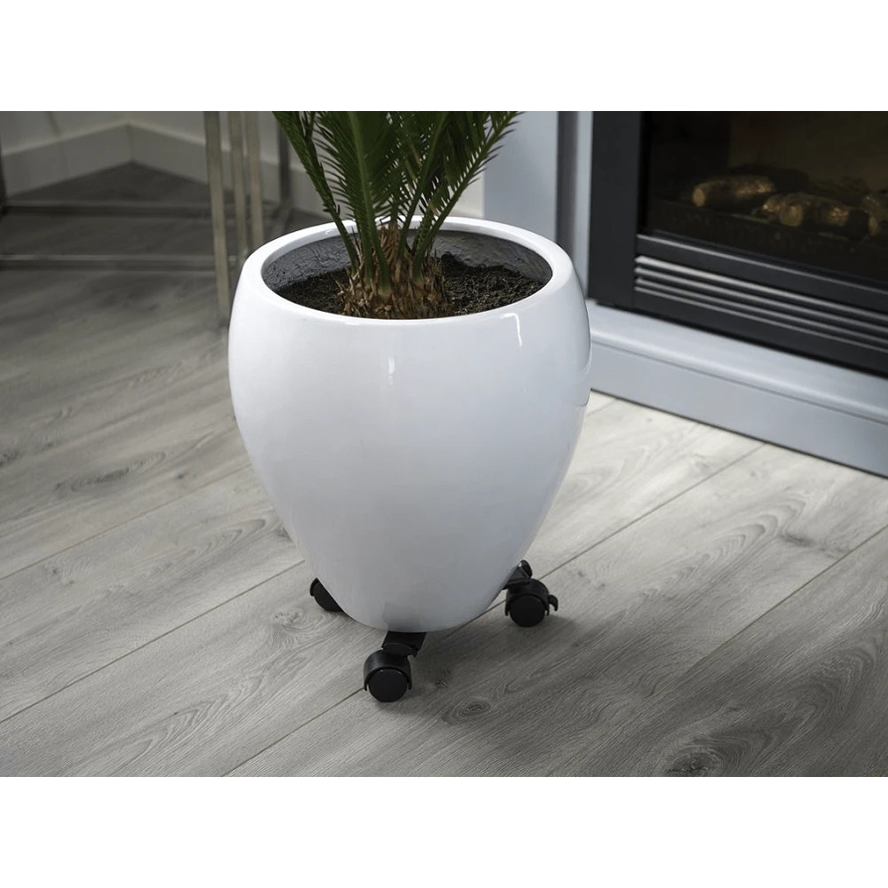 Plantentrolley Rond Verstelbaar - 27-37cm - Zwart - Max. 100kg - Nature - Afbeelding 2