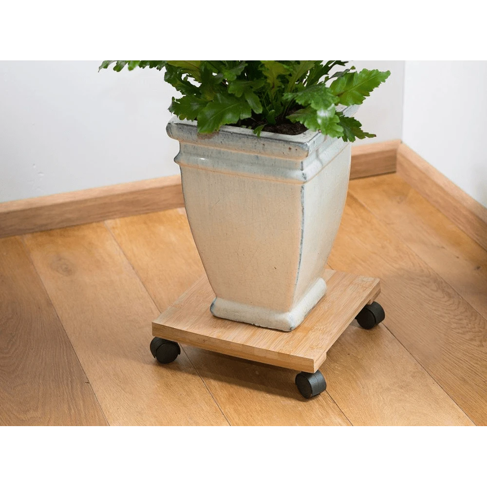 Plantentrolley Vierkant HKC - 30x30cm - Naturel - Max. 50kg - Nature 2 Plantentrolley Vierkant HKC - 30x30cm - Naturel - Max. 50kg - Nature - Afbeelding 2