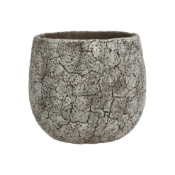 Bloempot Thomas - D21 X H19cm - Off White