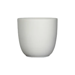 Bloempot Tusca - D28 X H25cm - Mat Wit