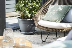 Plantenschotel Elho Universeel Rond 48cm - Antraciet -Groene Tuin Verkoop universele schotel rond 48cm schotel antraciet 6 13