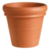 Bloempot Vaso Bordo - D48 X H42cm - Oranje