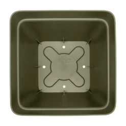 Bloempot Elho Vibia Campana Vierkant 37cm - Saliegroen -Groene Tuin Verkoop vibia campana vierkant 37 plantenbak saliegroen 3 8